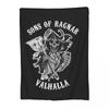 Deka SOA Sons Of Anarchy, flanelová lehká deka, přehoz na pohovku, ložní prádlo, kancelářské přehozy, přehoz na postel