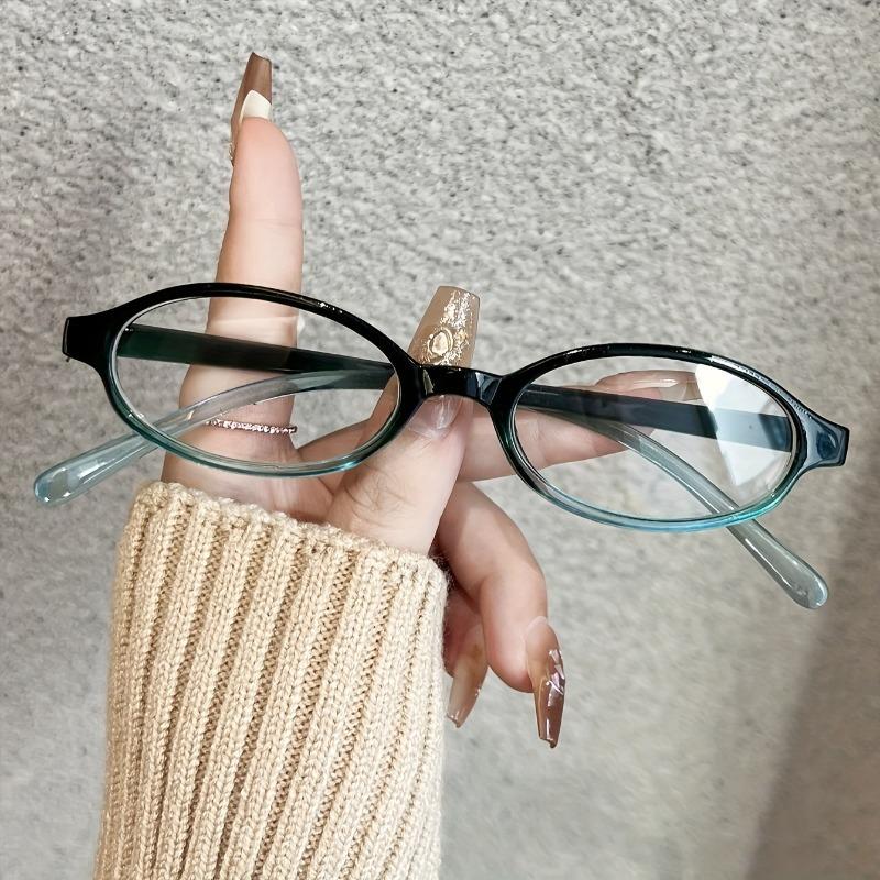 Y2K Retro Japan Korea Small Frame Glasses Female Ins Europe America Brown Color Optical Glasses