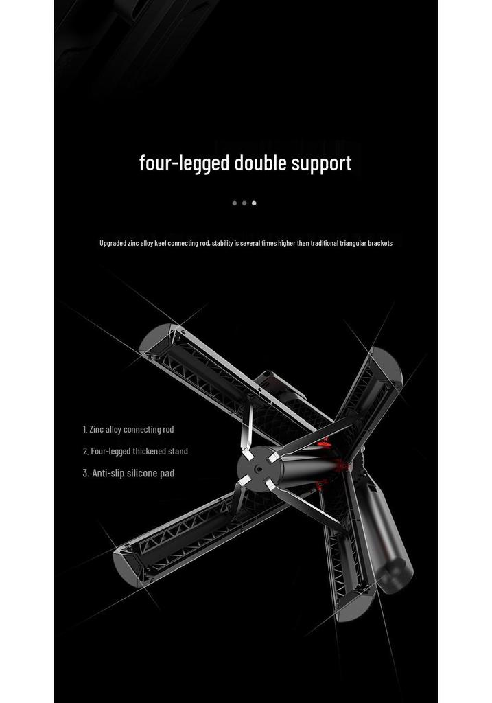 Mini Portable Bluetooth Selfie Stick with Gimbal and Floor Stand for Universal Phone Live Streaming