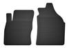 Front Rubber Car Mats, Universal For: Nissan Qashqai I J10 (wide) Crossover (2007-2013)