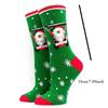 Weihnachtssocken für Damen, interessante Weihnachtssocken mit Weihnachtsmann, Schneeflocke, Elch, Baumwolle, Rundhals, Happy Socks, interessante Socken für Herren