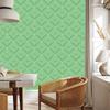 Wallpaper Geometric rhombuses green, green background 50x1000
