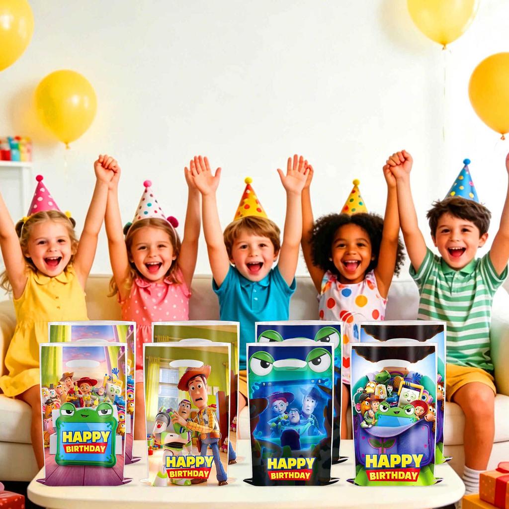 Toy Story 5 Kids Party Set: Notebook, Poster, Gift Bag & Decorations