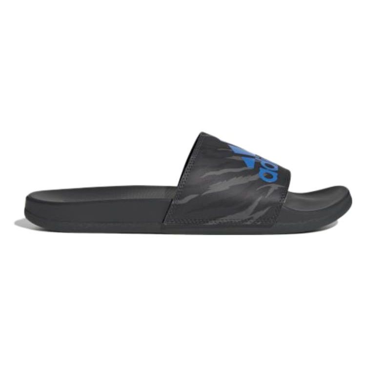 Adidas Adilette Comfort Slide Carbon Blue Rush Camo Unisex Sneakers Grey GW1054