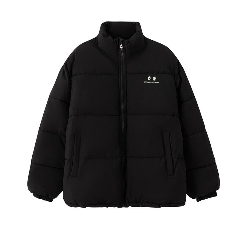 Winter Thickened Warm Down Cotton-padded Clothes Loose Stand-up Collar Cotton-padded Jacket