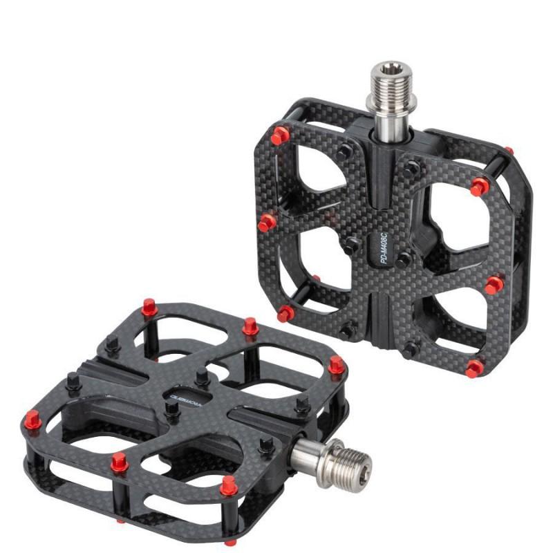 Bicycle Pedals Carbon Fiber 3 Sealed Bearings Lightweight Mountain Road Bikes