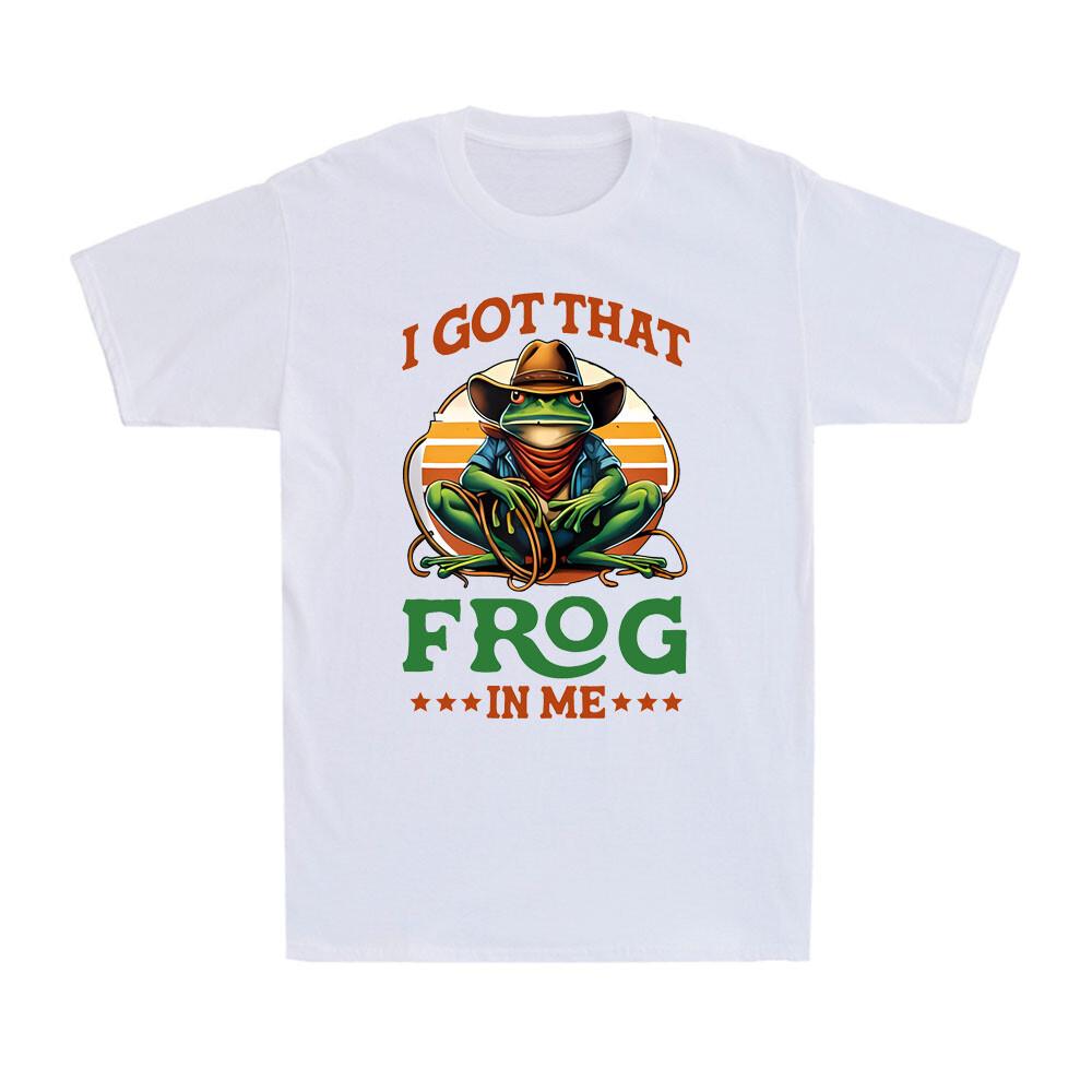 I Got That Frog In Me Frog Toad Amphibian Herpetologist Herpetology Men sT-Shirt S