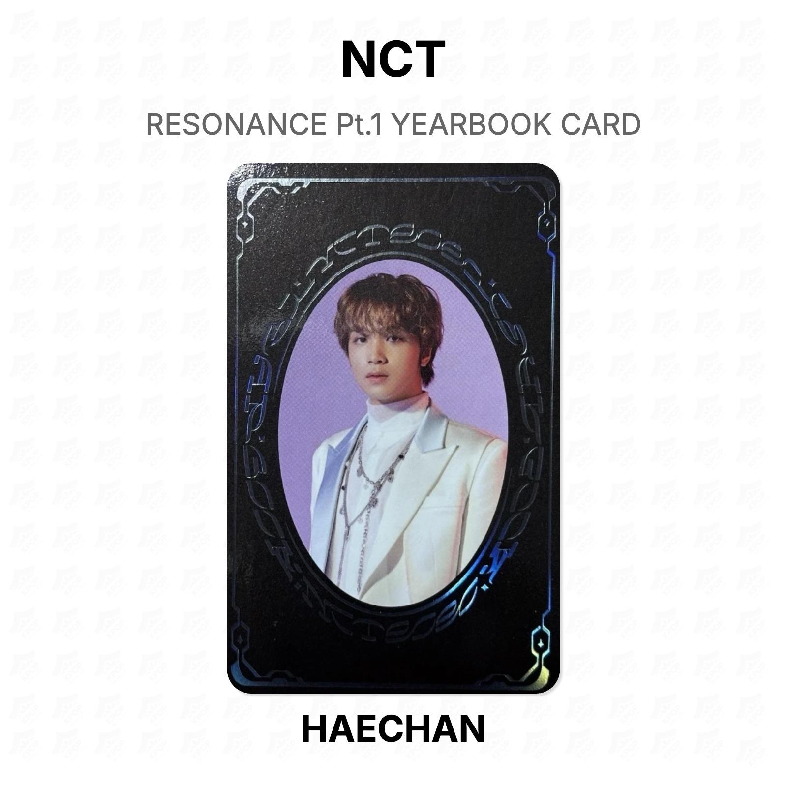 NCT RESONANCE Pt.1 YEARBOOK CARD Official Photocard HAECHAN