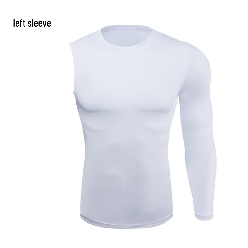 

Мужская тренировочная PRO футболка с одним рукавом, быстросохнущая, для бега S