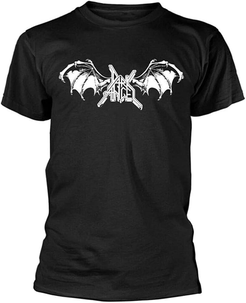 Vtg Dark Angel Logo band Heavy Cotton Black Shirt All Size For Men TR354 Unisex T-Shirt L