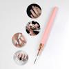 5Pcs Nail Art Liner Brush Set Uv Gel Nail Brushes Kits French Stripe Line Painting Drawing Flower Pen Professional Manicure Tool