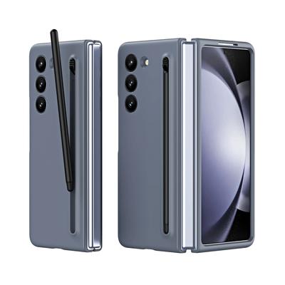 Do Samsung Galaxy Z Fold 5 4 3 5G Etui Przyjazny dla skóry kolorowy dotyk z rysikiem S Składana, odporna na wstrząsy obudowa ochronna do Z Fold5