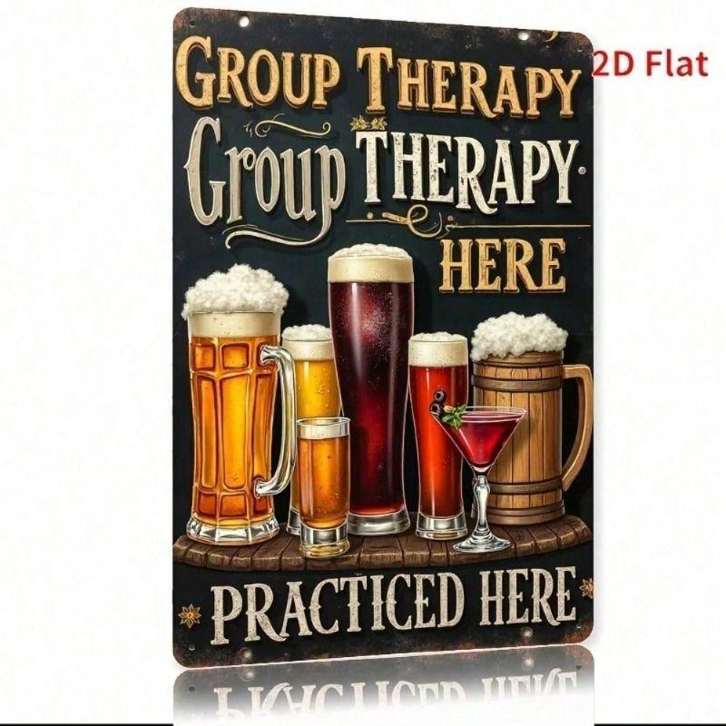Retro Metal Beer Pub Sign Wall Decor Bar Man Cave Gift
