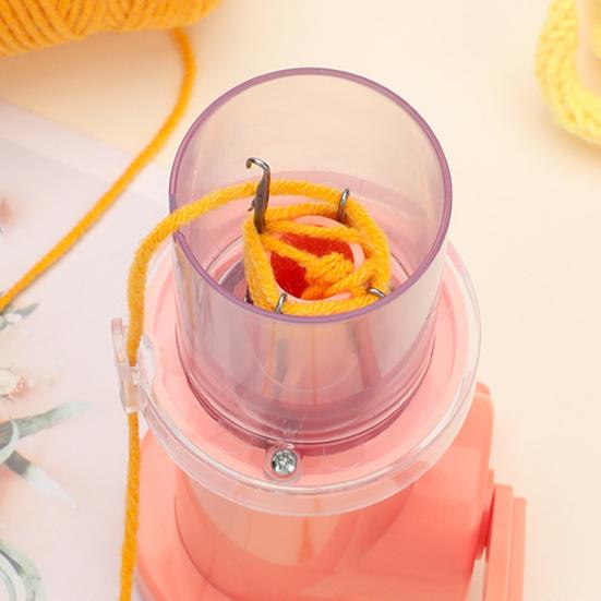 Τυλιχτής Κορδονιού Μανιβέλα Χειρός Συμπαγές Μέγεθος Αποτελεσματικός Οργανωτής Κορδονιού Πλεξίματος DIY Χειροτεχνία Φορητή Μηχανή Πλεξίματος με Κουβαρίστρα