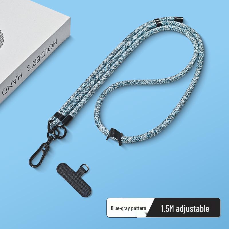 Ultra-Thin Transparent TPU Phone Case with Lanyard Clip and Anti-Lost Patch