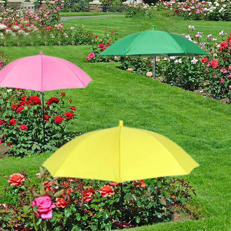 Upgraded Plant Umbrellas For Outdoor Plants, Adjustable Garden Shade Umbrella 26" Larger Plants Shade Cover