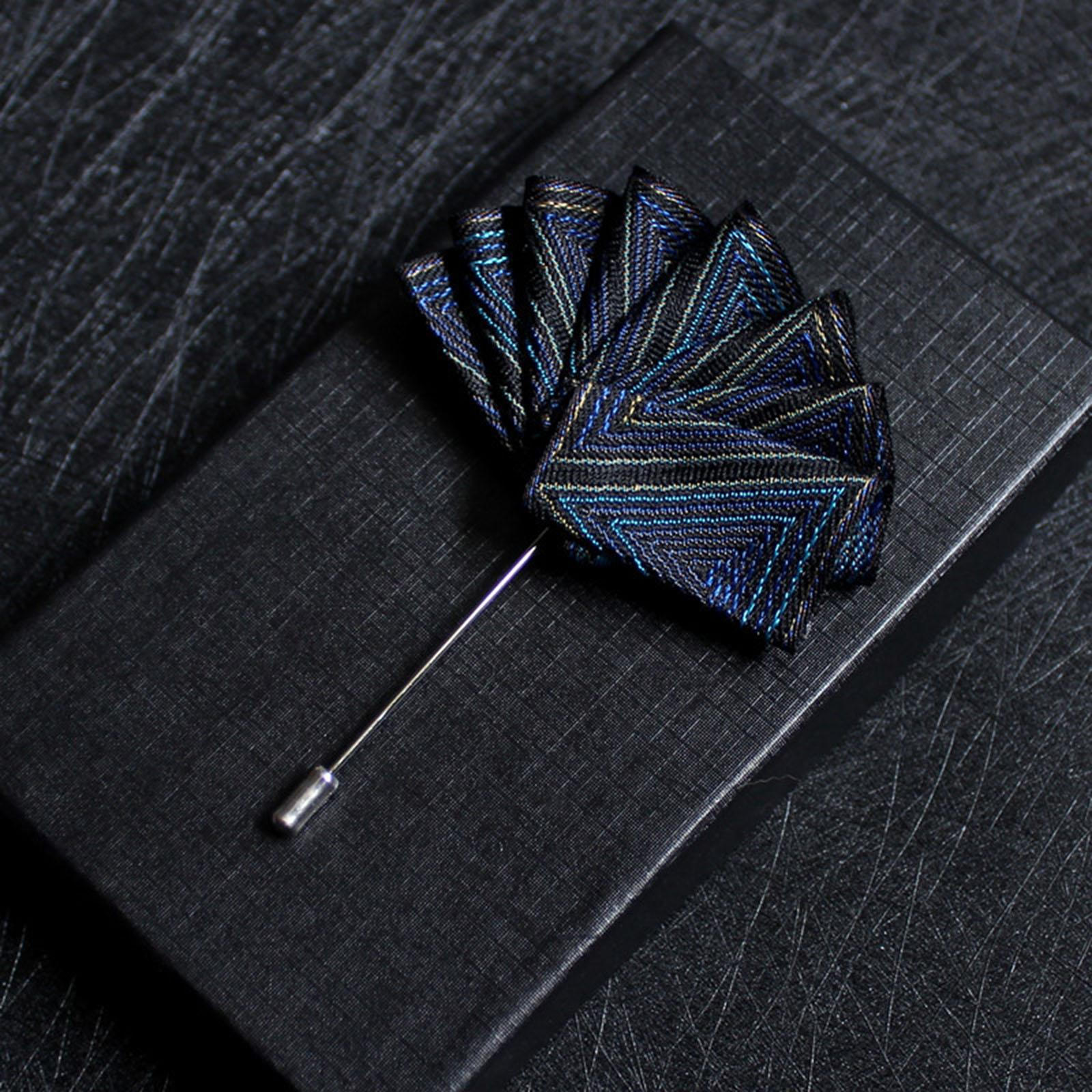 

Мужской значок на лацкан Шикарная бутоньерка для церемонии свадьбы сценического выступления годовщины Style C