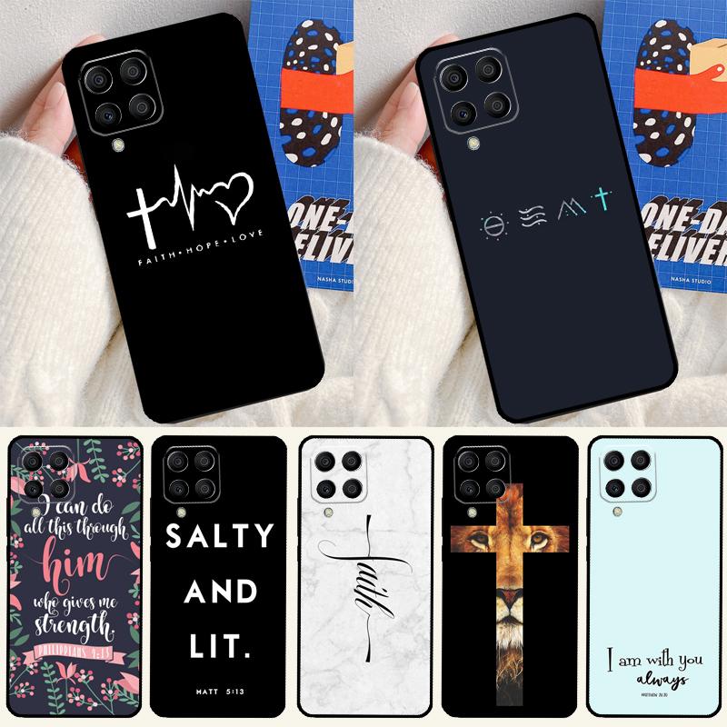 Bible Verse Christian Quote For Samsung Galaxy M16 M06 M12 M55 M15 M35 M14 M34 M54 M11 M21 M31 M13 M33 M53 M32 M52 Case