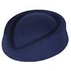 Classical French Flight Attendant Hat Polyester Stewardess Costume Accessoris Women Winter Fashion Headwear