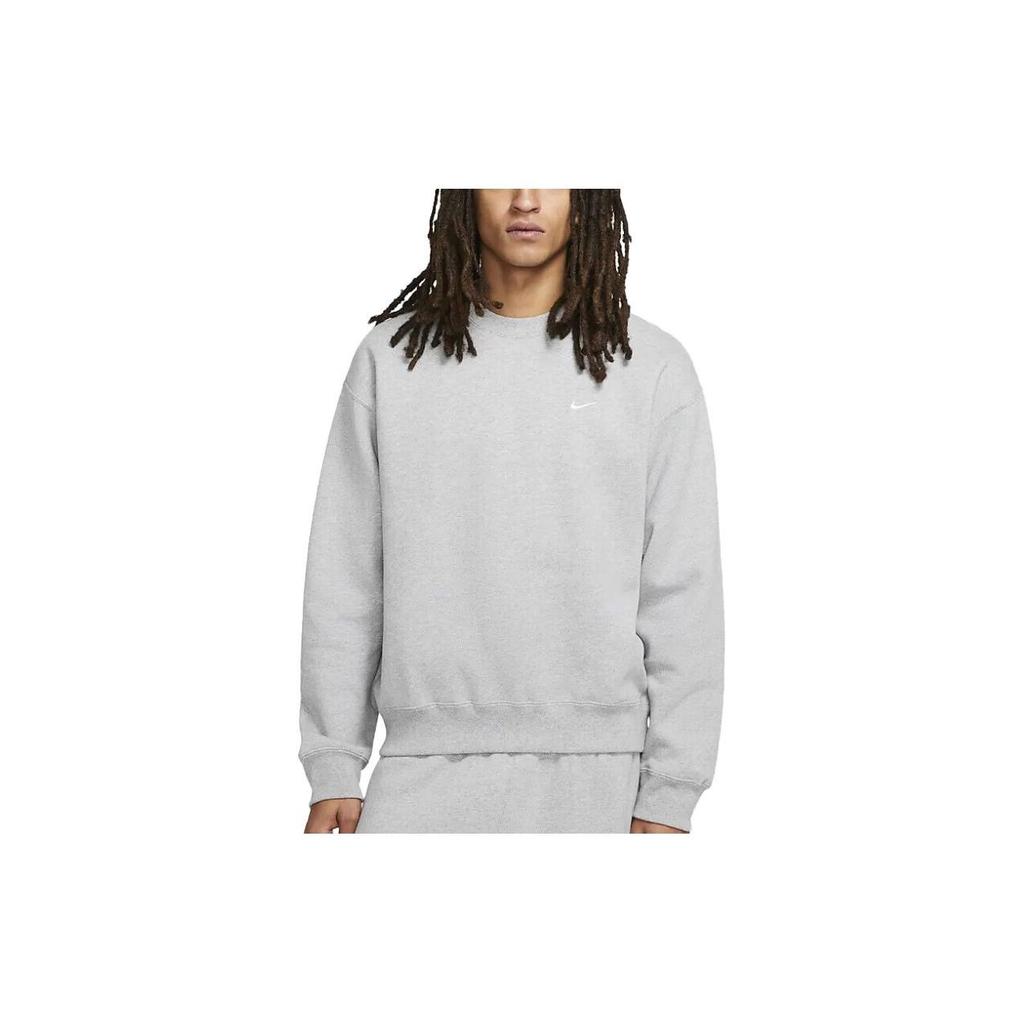 Nike Solid Color Fitted Long Sleeve Sweatshirt Men tops Coal-Gray CJ1614-063