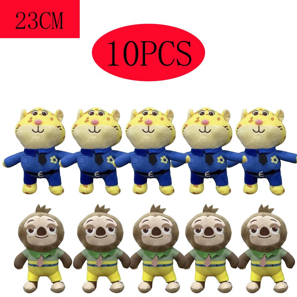 ***High Quality  Nick Wilde Judy Hopps Plushies Stuffed Anime Fox Rabbit Plush Toy Lovely Children's Room Decor Xmas Gifts