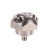 0.3/0.4/0.5/0.6mm low-pressure atomizing nozzle irrigation with 1/2 "to 3/16" threaded connector nozzle angle adjustment