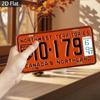 Aluminum Wall Plaque -  Industrial Retro License Plate Design with Northwest Territories & Canada's Northwest Territories , Vibr
