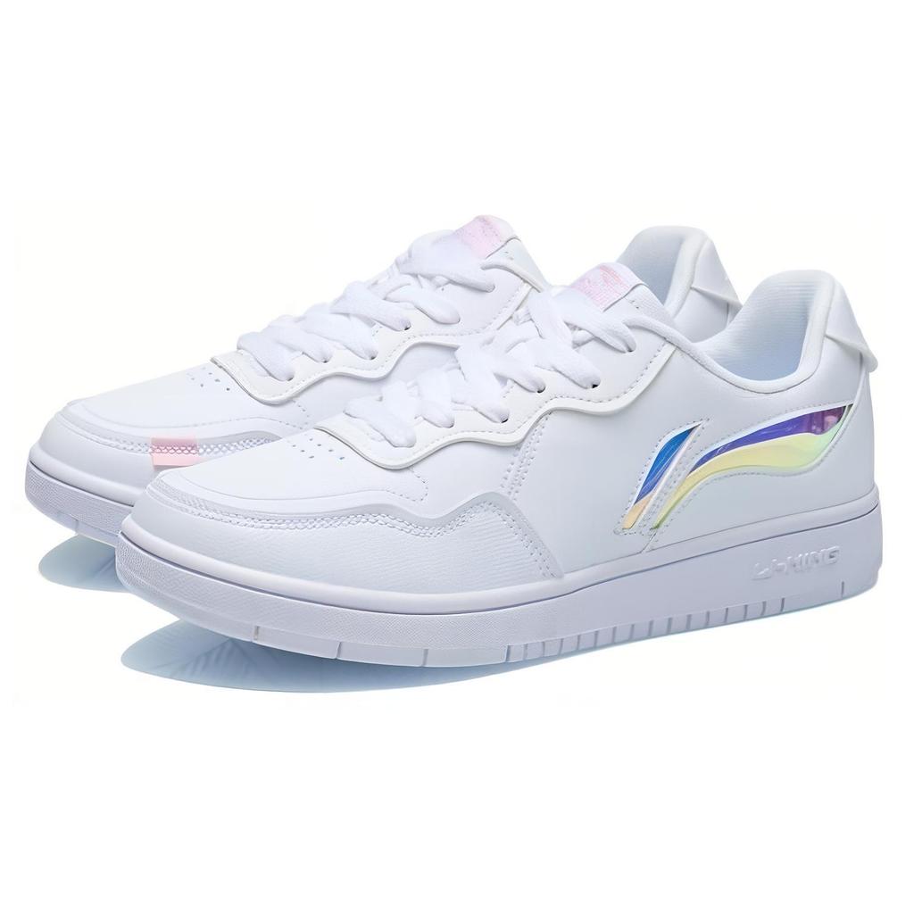 New LiNing Low Top Skateboard Shoes Women's White AGCR318-1