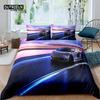 Home Living Luxury 3D Racing Car Bedding Set Kids Duvet Cover Pillowcase Queen and King EU/US/AU/UK Size Comforter Bedding