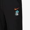 Nike Rabbit Print Fleece Loose Knit Sports Pants Kids Bottoms Black FD9936-010