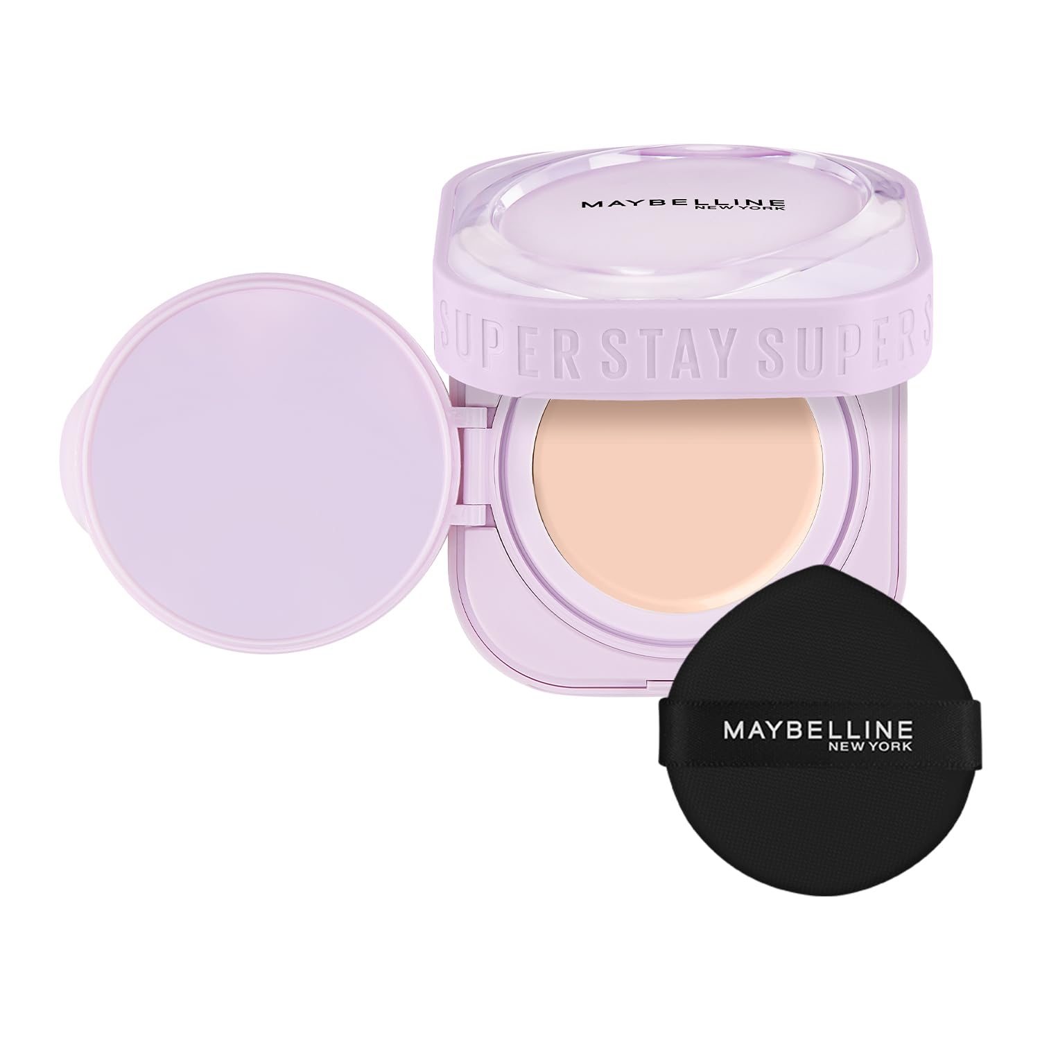 MAYBELLINE SP Stay Cream Pact Foundation N01 Cream Cover High Coverage for Sensitive Skin