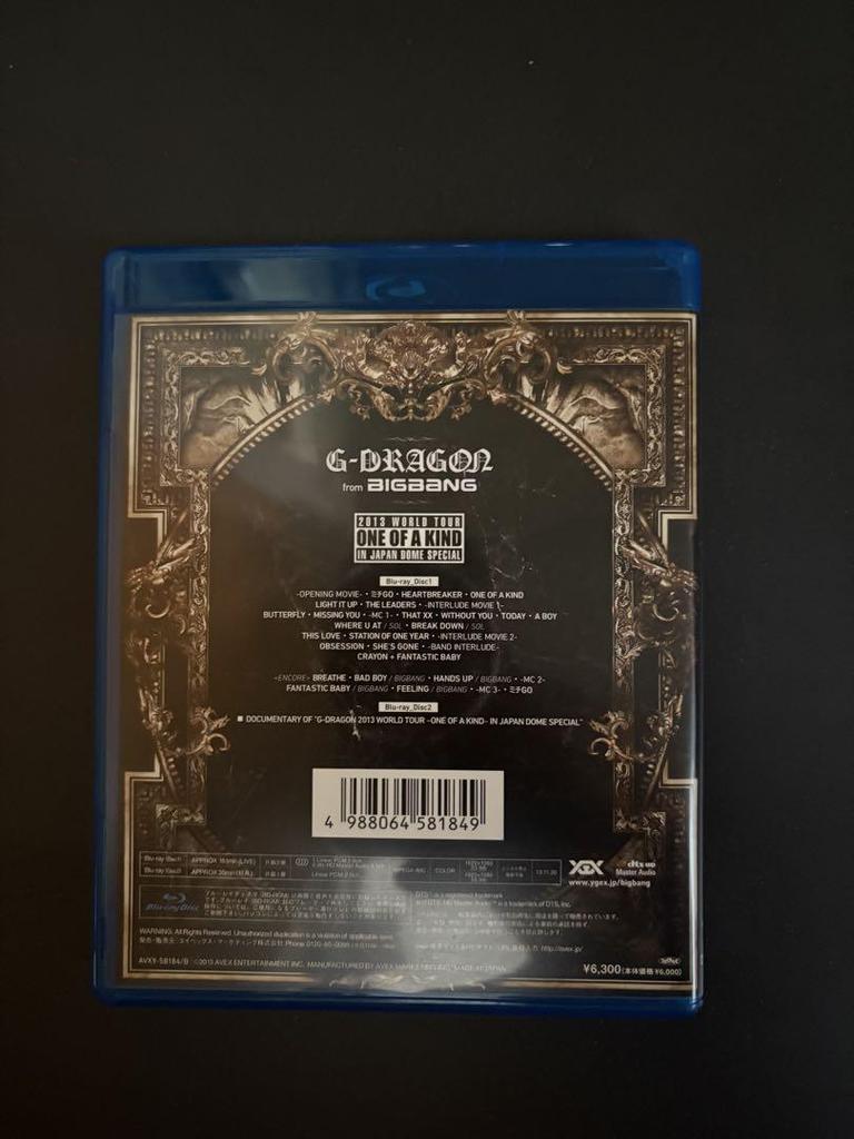 [USED] G-DRAGON ONE OF A KIND 2013 JAPAN