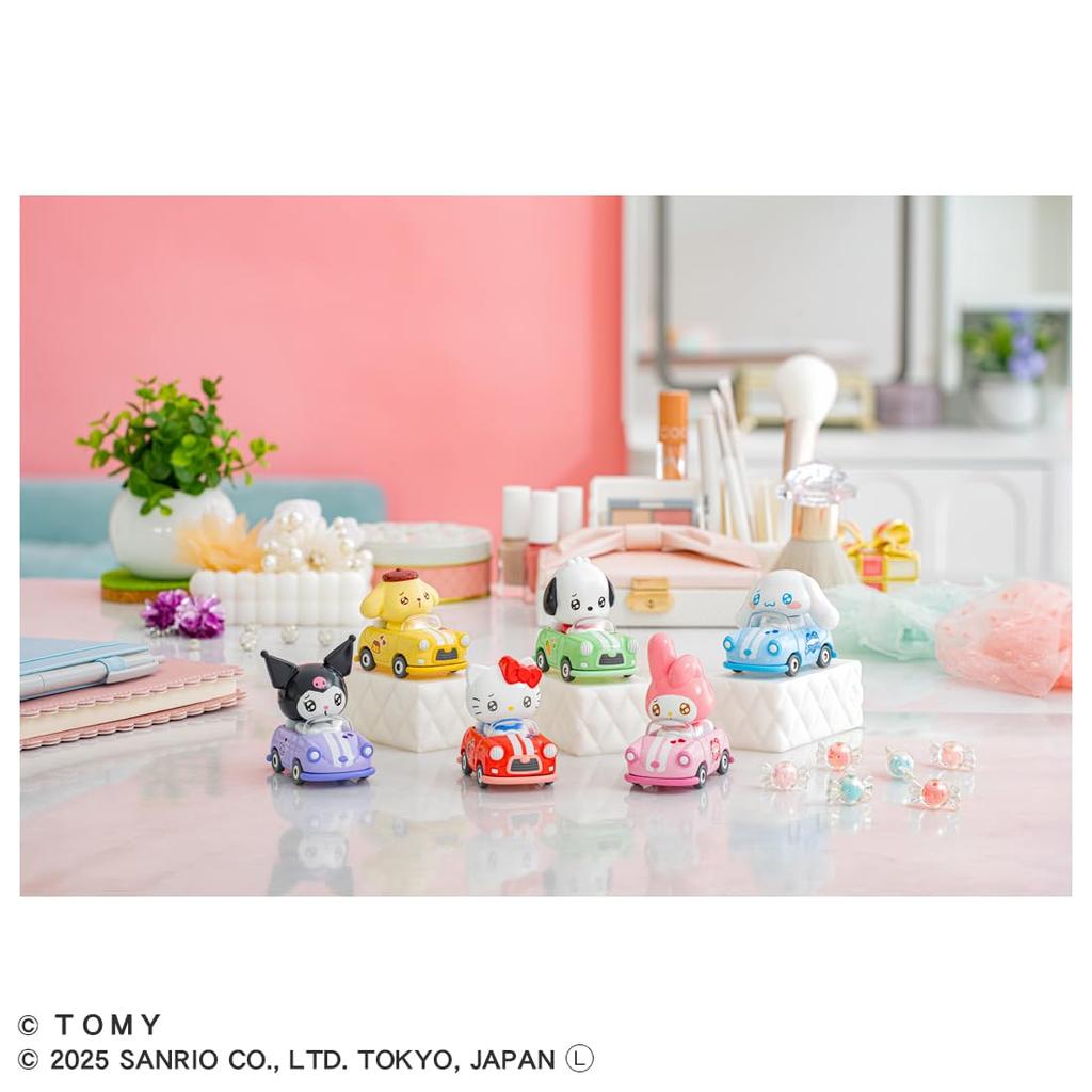 TAKARA TOMY Tomica Dream Tomica TOMICA TUNES SANRIO CHARACTERS Miniature Car Toy for Ages 3 and Up Vol.1 (Single Item)