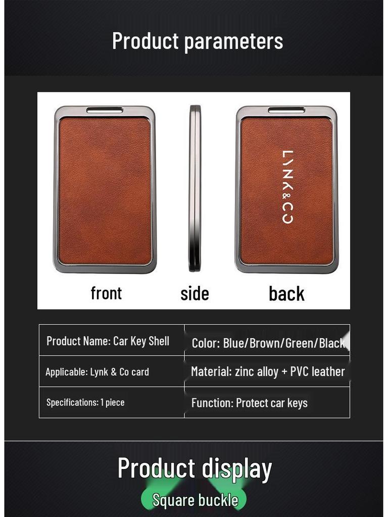 Lynk&Co 08 Card Key Case for New Energy Vehicles – Unisex NFC Key Holder