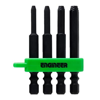 ENGINEER Schrauben-Set Medium zum Entfernen von beschädigten Innensechskantschrauben ohne Zange, 4, Hämmern, 2,5-5 mm, DBZ-403