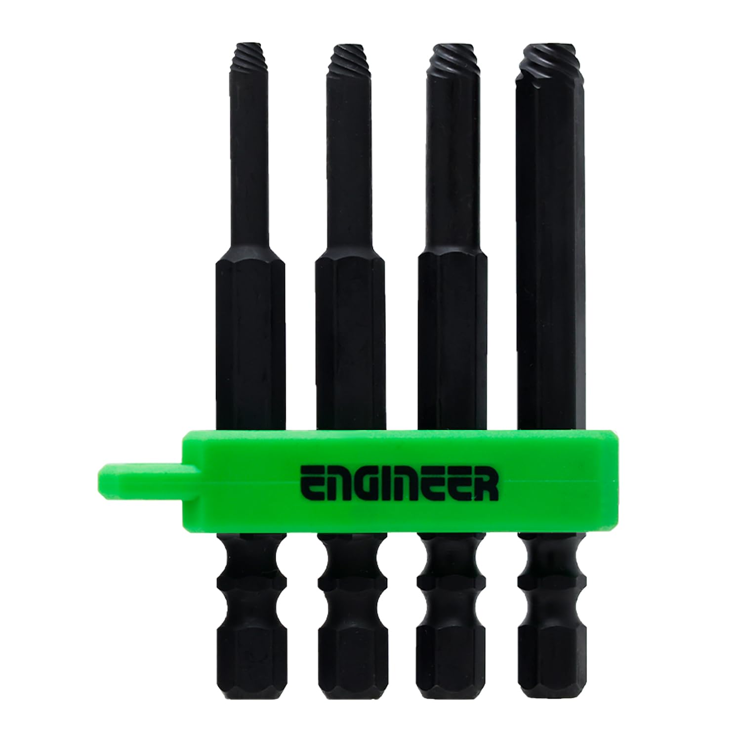 

ENGINEER Screw Medium Set of Removes Stripped Hex Socket Head Bolts Without Mole, 4, Hammering, 2.5-5mm, DBZ-403 чорний