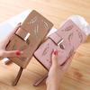 Women Wallet Purse Female Long Wallet Gold Hollow Leaves Pouch Handbag for Women Coin Purse Card Holders Portefeuille Femme