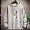 Cute Dog Pattern Mens Hooded Hoodie Sportshirt Plus Size Boys Pullovers M-5XL