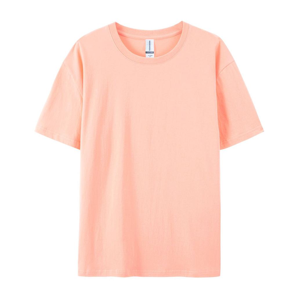 Women's Summer Breathable Plus Size Solid Colour Round Neck Bottom Casual Sports T-Shirt
