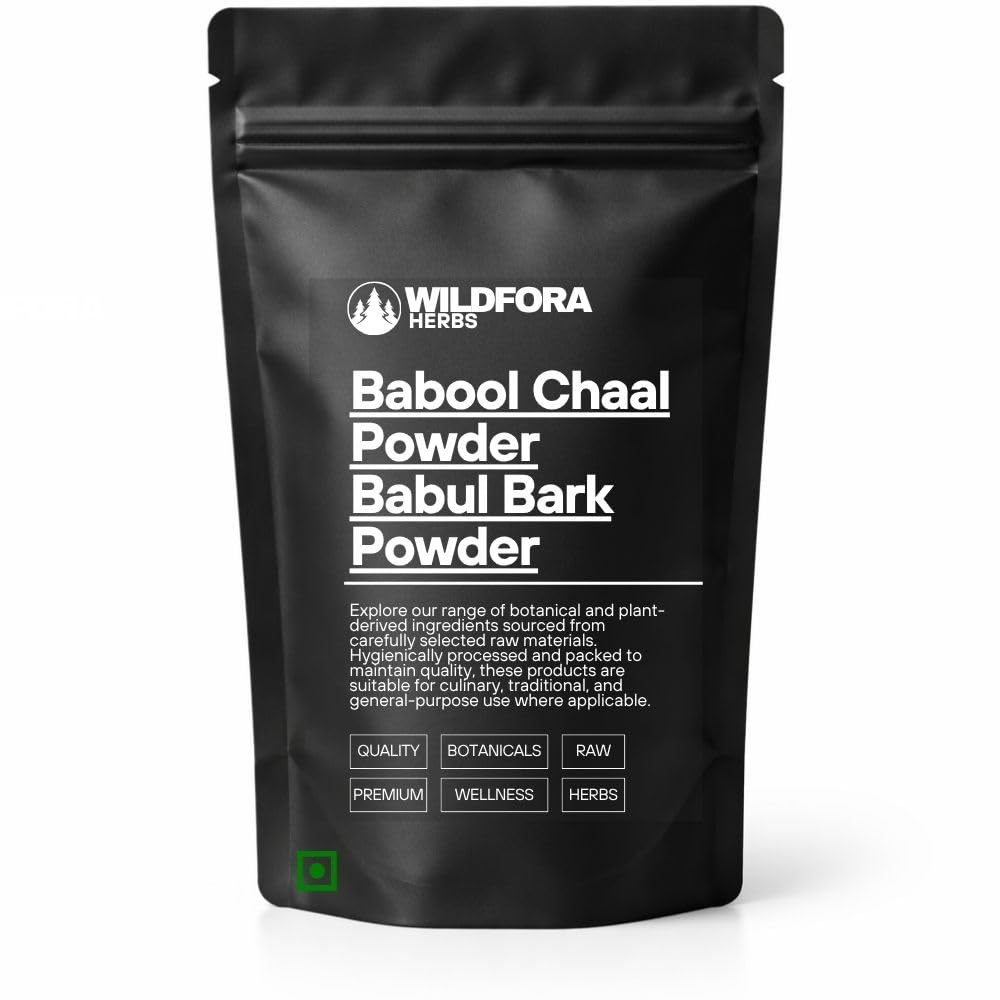Babool Chaal Powder 50gm | Babul Bark Powder | Vachellia Nilotica | Kikar Chaal Herbal | Natural Herbal Herb | 50gm(Pack of 1)