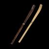 Cooking Utensil Spice Gadget Guide Handmade Matcha Spoon Leaf Spatula Black Bamboo Wood Tea Sticks