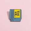Blow Unique Me Tv Game Console Style Badge Geometric Fun Cartoon Alloy Brooch Everyone For