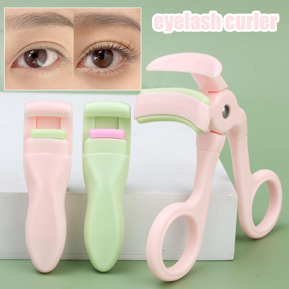 Eyelash Curler Set with Replace The Rubber Strip Wide Angle Design Eyelashes Curler Long Lasting Professional Women Makeup Tools