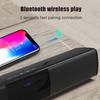 BS-28A Tragbarer Bluetooth-kompatibler Stereo-Lautsprecher UKW-Radio TF-Karte Heimkino-Soundbar