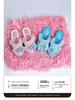Rainbow Shoes Winter-Style Toddler Princess Slippers - Girls' Cotton Wool Non-Slip Warm Home Booties