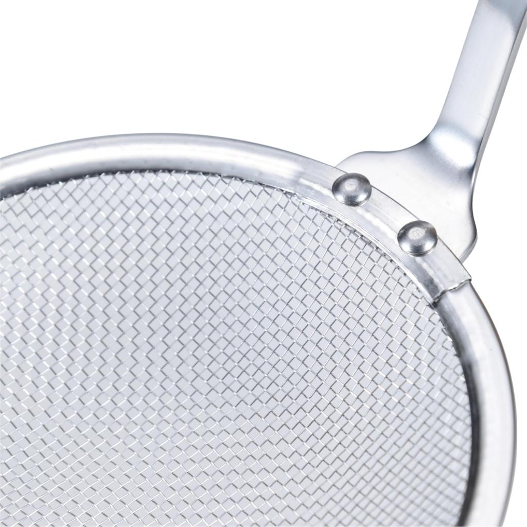 Takagi Stainless Steel Made in Dark 28cm Total Dishwasher Safe Skimmer, Japan, 100mm, Brown, Length, Hand-Fit Design,