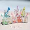 Hot Sale New Arrival 3D Colored Miniature Square Bottle Design Beverage Cup Plastic Charms Cabochons Resin Crafts
