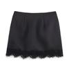2026 European Style Women's Lace Hem Patchwork Skirt-Pants