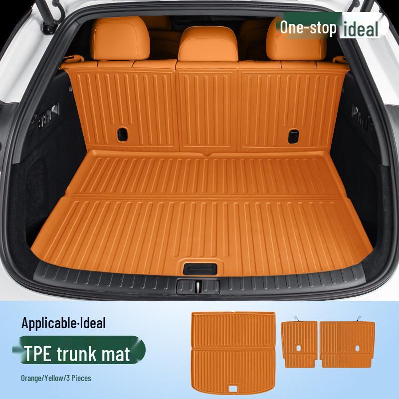 Ideal i6/i8 Trunk Mat: TPE Full Surround, Waterproof, Wear-Resistant Car Accessory