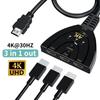 3 Input 1 Out HDMI Switcher Splitter 4K 1080P HDMI-compatible Switch for PS4 XBOX DVD HDTV TV Box